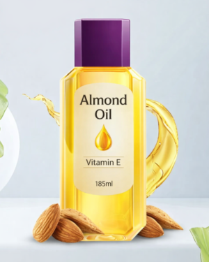 Almond Drops Hair Oil 185ml with Vitamin E for Strong, Shiny Hair