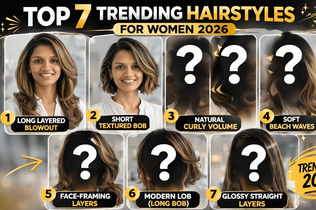 Top 07 Haircut Styles for Women According to Face Shape
