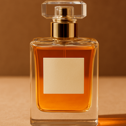 Fragrance bottle on a surface